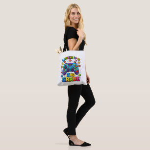 Bolsa Tote Subindo para a 2ª Série Gamer de Volta às Aulas