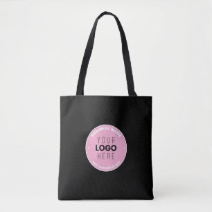 Bolsa Tote Substituição fácil de logotipos e texto editável  