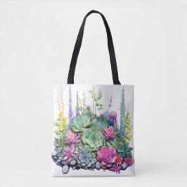 Bolsa Tote Succulent Garden Oasis