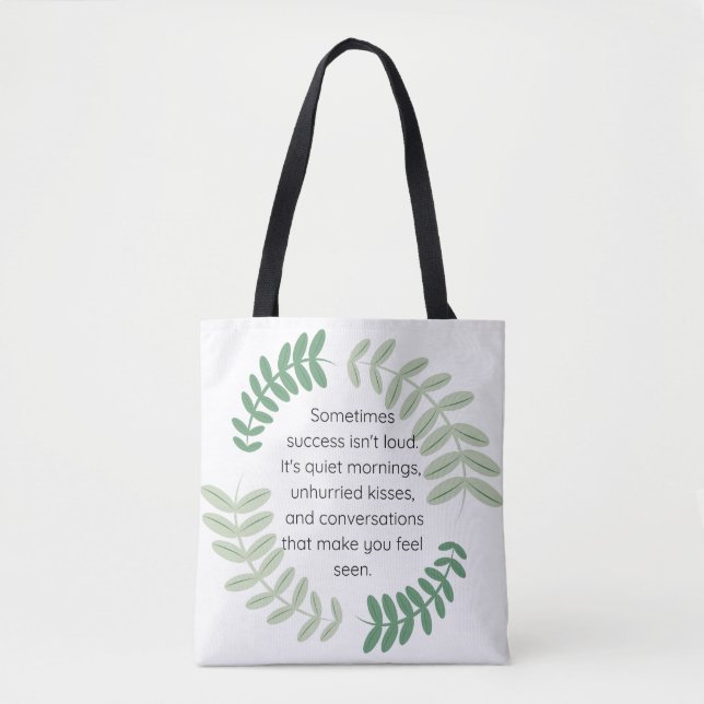 Bolsa Tote Sucesso silencioso (Frente)
