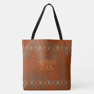 Bolsa Tote Sudoeste Canyons Bobcat Petroglicph