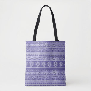 Bolsa Tote Suéter de malha de lã de Natal Festa de Natal