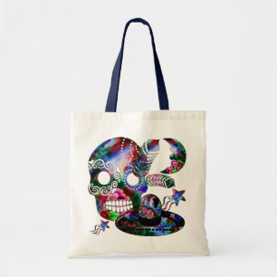 Bolsa Tote Sugarland Psychedelic Grinnin' Skull Mexicano