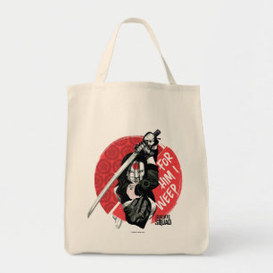 Bolsa Tote Suicide Squad Katana "For Him I Weep"