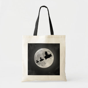 BOLSA TOTE SUÍNOS VOADORES ESPOTÁPICOS