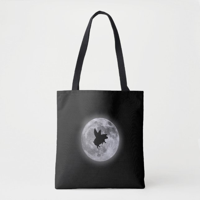 Bolsa Tote Suínos voadores nocturnos (Frente)
