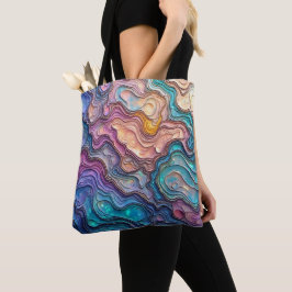 Bolsa Tote Sujidade de Abalone Colorida