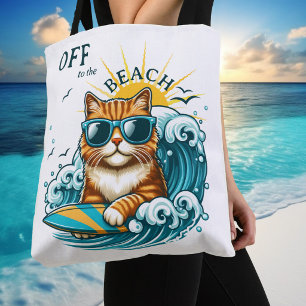 Bolsa Tote Summer Beach Legal Surf Cat