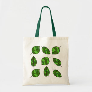 Bolsa Tote Summer deixa o padrão verde de folha