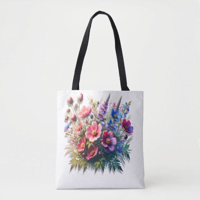 Bolsa Tote Summer In Cheio Bloom Floral (Frente)
