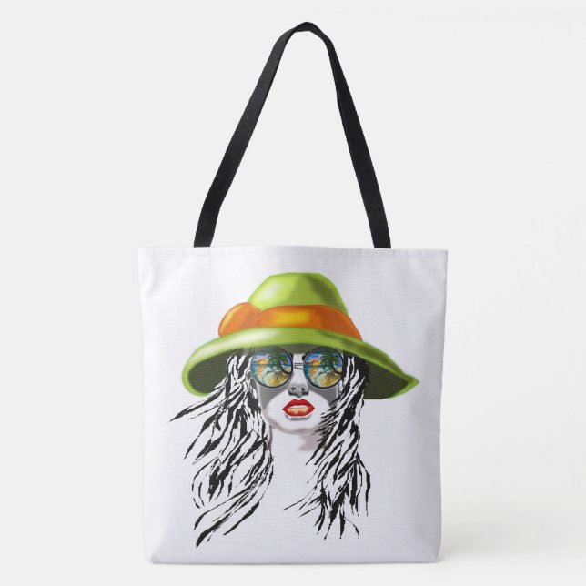 Bolsa Tote Summer Lady (Frente)