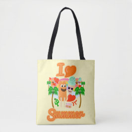 Bolsa Tote Summer Love Slogan