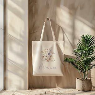 Bolsa Tote Summer Multicolor Wildflower Bridesmaid Tote Bag