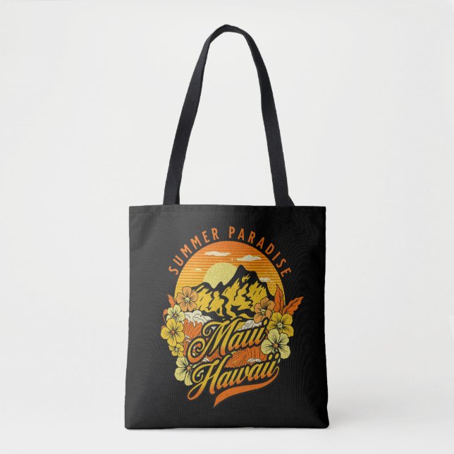 Bolsa Tote Summer Paradise, Maui Hawaii (Frente)