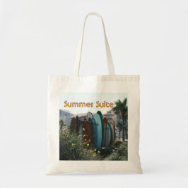 Bolsa Tote Summer Suite Surfboards & Palm Trees