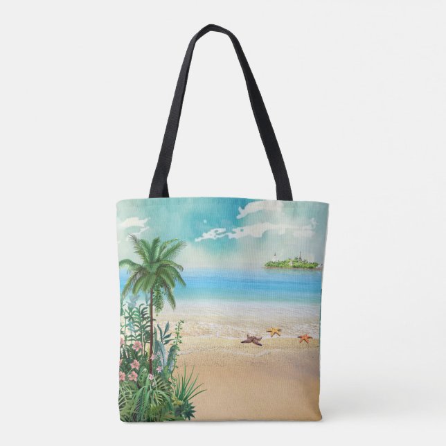 Bolsa Tote Summer Vibes | Cocktail de limão de Verão (Verso)