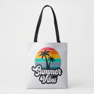 Bolsa Tote Summer Vibes Lago Tropical Scene-32922