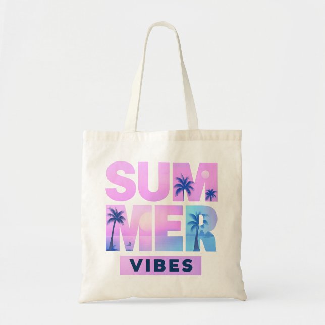 Bolsa Tote Summer Vibes Summer Tote Bag (Frente)