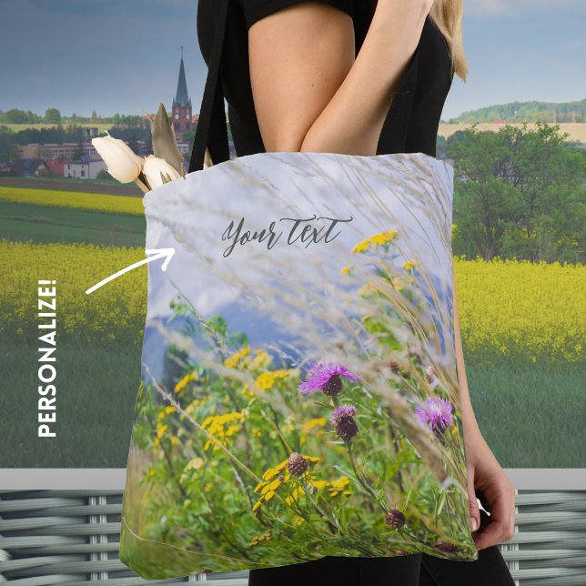 Bolsa Tote Summer Wildflower Meadow (Criador carregado)