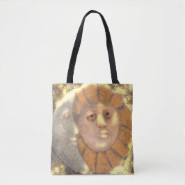 Bolsa Tote Sun e Moon - Símbolo Relic - Design Trabalho de ar