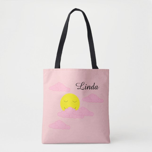 Bolsa Tote Sun in Hazy Sky: Light Pink  (Frente)