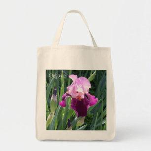 Bolsa Tote Sun-kissed Pink Iris Garden