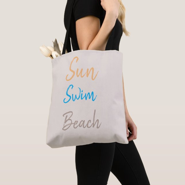 Bolsa Tote Sun Natação Beach Minimal (Close Up)
