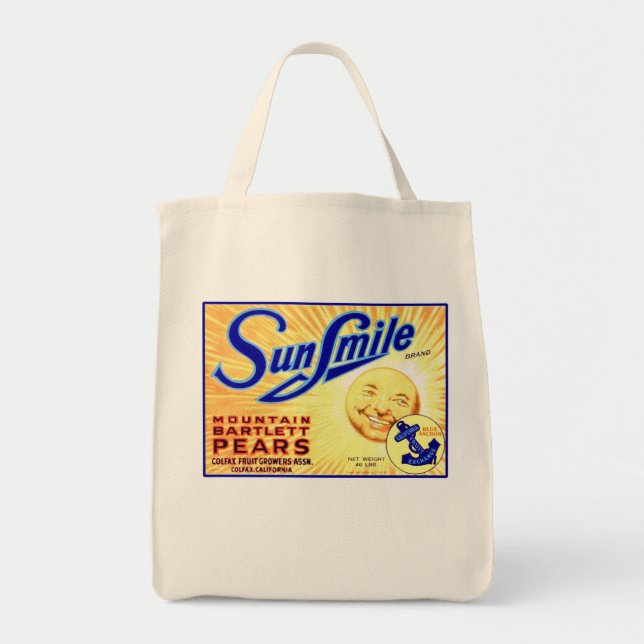 BOLSA TOTE SUN SMILE PEARS (Frente)