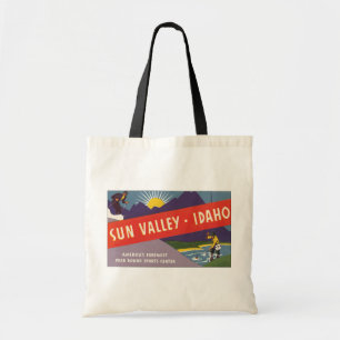 Bolsa Tote Sun Valley Idaho, vintage