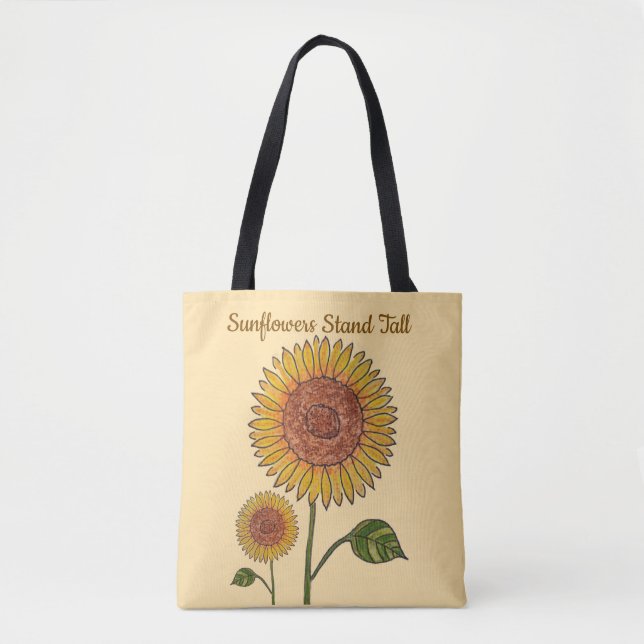 Bolsa Tote Sunflower Stand Tall (Frente)