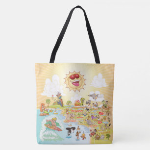 Bolsa Tote Sunny California Beach Paradise