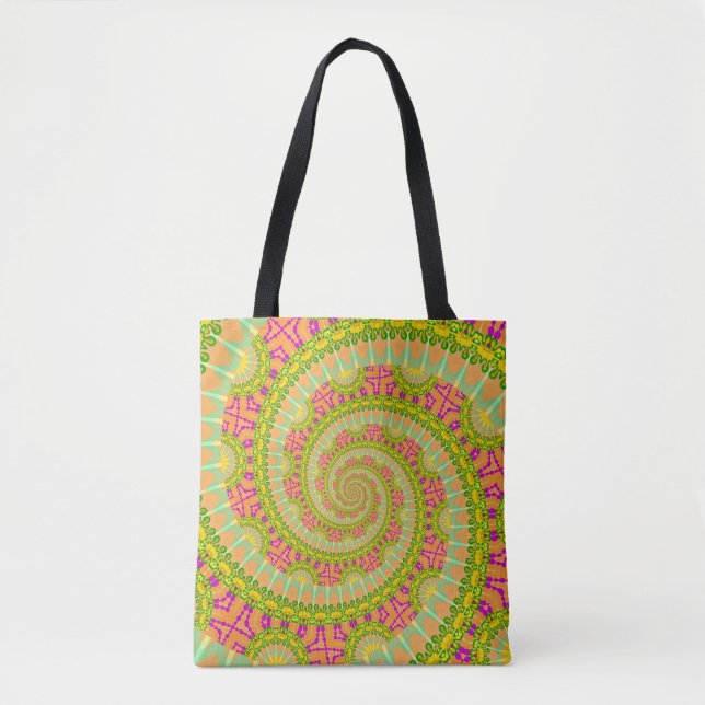 Bolsa Tote SUNNY espiral de alimentação da ventoinha (Frente)