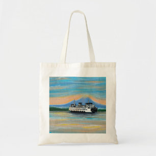 Bolsa Tote Sunrise Ferry Painting