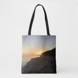 Bolsa Tote Sunrise sobre Long Island Sound