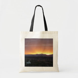Bolsa Tote Sunrise sobre Ruas. George Utah Landscape