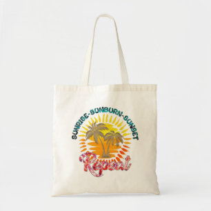Bolsa Tote Sunrise-Sunset-Repetir Férias de Verão