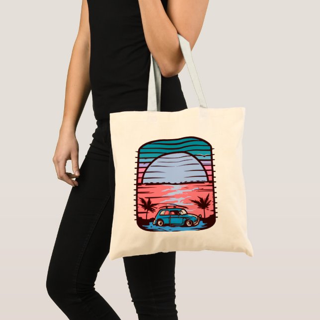 Bolsa Tote Sunset Beach (Frente (produto))
