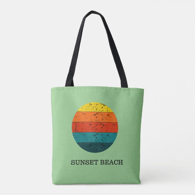 Bolsa Tote Sunset Beach (Verso)