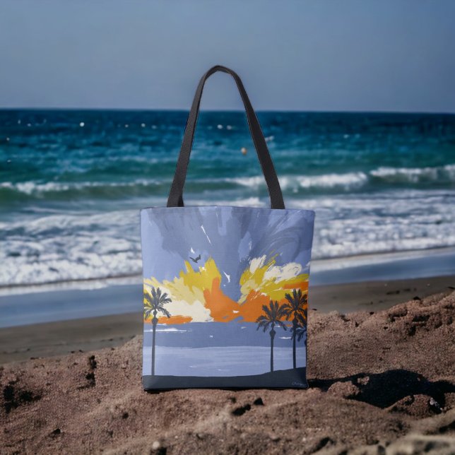 Bolsa Tote Sunset Beach por © Cathy Thompson (Criador carregado)
