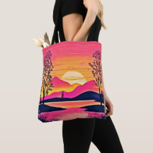 Sunset Dourado Sobre Arte Rosa