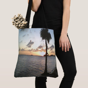 Bolsa Tote Sunset Na Praia