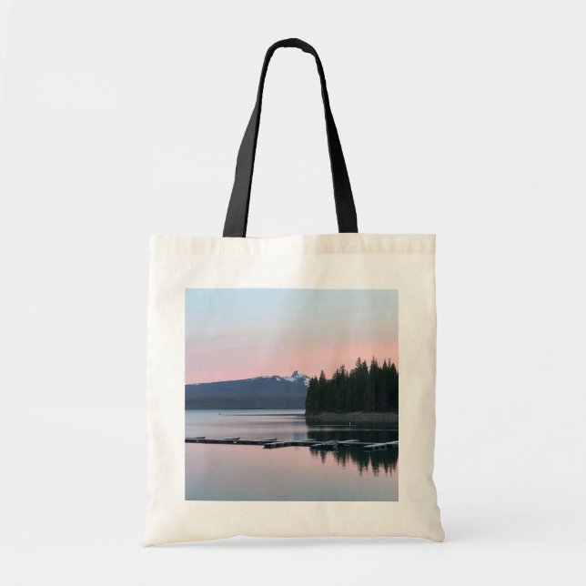 Bolsa Tote Sunset no Lago Crescent, Oregon (Frente)