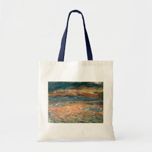 Bolsa Tote Sunset no mar por Pierre Renoir, Vintage Fine Art