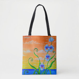 Bolsa Tote Sunset Orquídeo