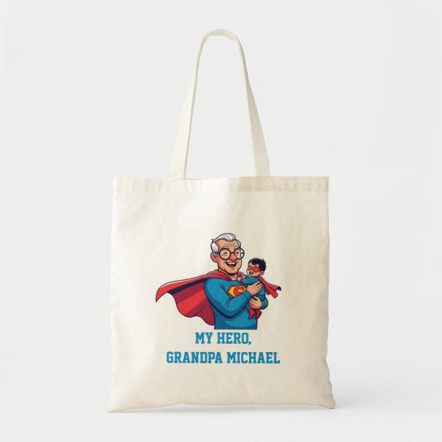 Bolsa Tote Super Avô Tote Bag (Frente)