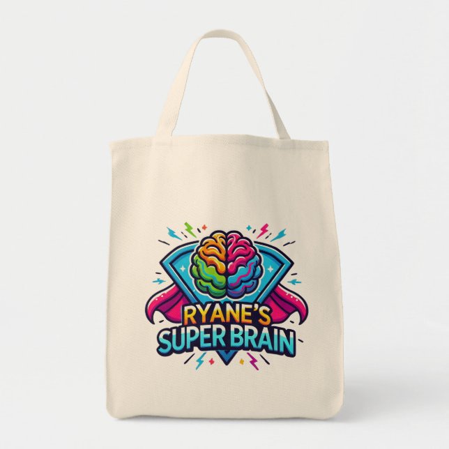 Bolsa Tote Super Cérebro de Ryane - saco de tote (Frente)