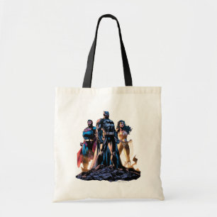 Bolsa Tote Super-homem, Batman e Trindade Maravilha