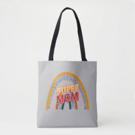 Bolsa Tote Super-mãe do Dia de as mães moderno