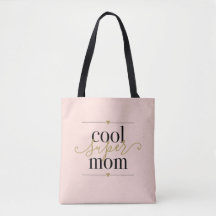 Super Mãe Legal Moderna Elegante Rosa Bege
