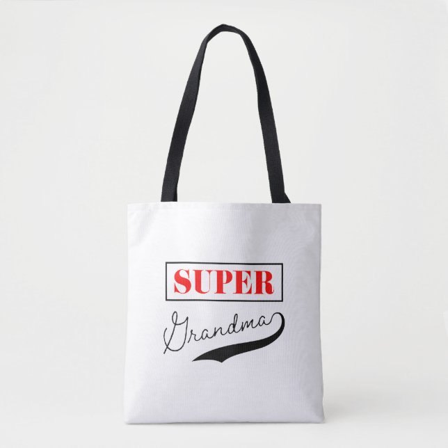 Bolsa Tote Super vovó (Frente)